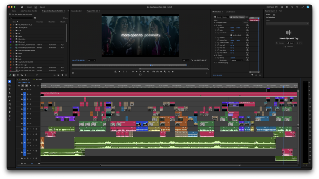 Speaker Demo Reel Production
